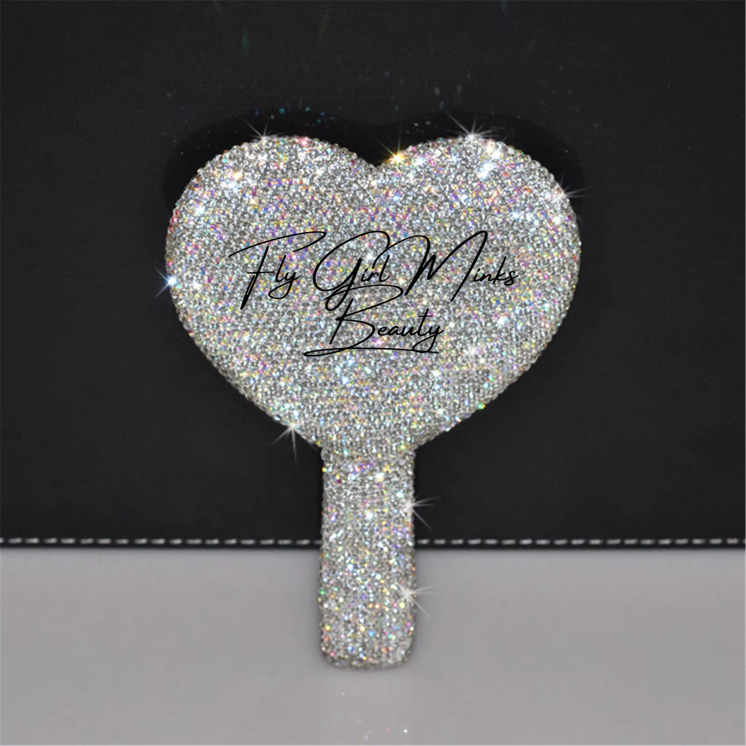 Bling Heart Mirror