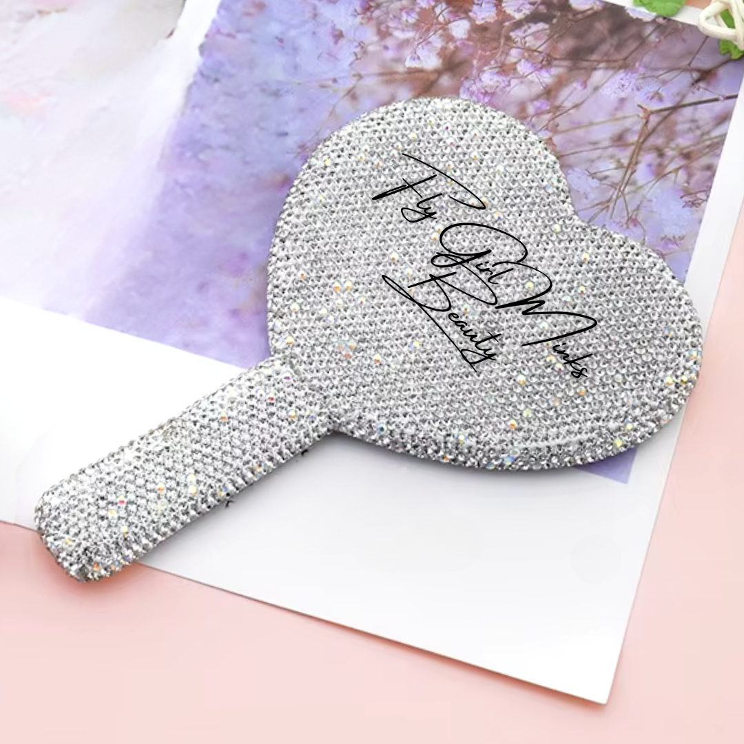 Bling Heart Mirror