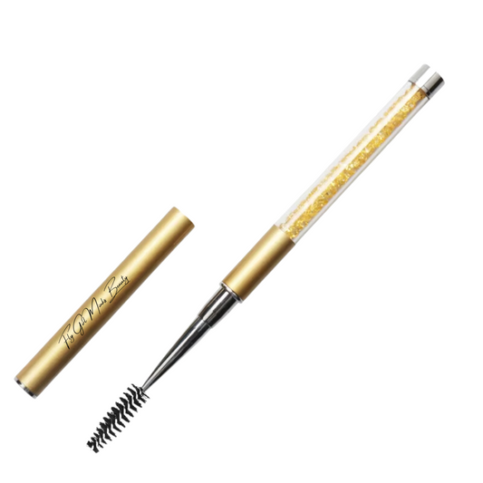 Gold Crystal Lash & Brow Brushes
